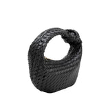 Larissa Mini Black Recycled Vegan Top Handle Bag