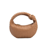 Larissa Mini Caramel Recycled Vegan Top Handle Bag