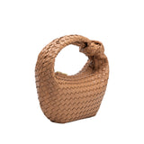 Larissa Mini Caramel Recycled Vegan Top Handle Bag