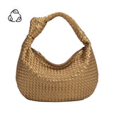 Brigitte Bronze Large Recycled Vegan Shoulder Bag