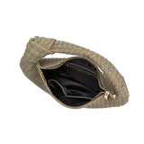 Brigitte Olive Large Recycled Vegan Shoulder Bag