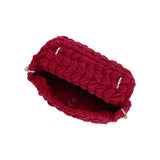 Avery Chenille Plum Crossbody Bag
