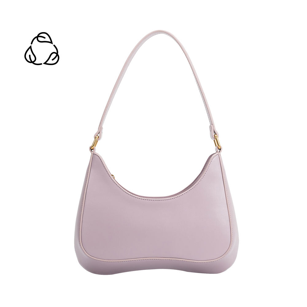 Lilac Yvonne Small Recycled Vegan Leather Shoulder Bag
