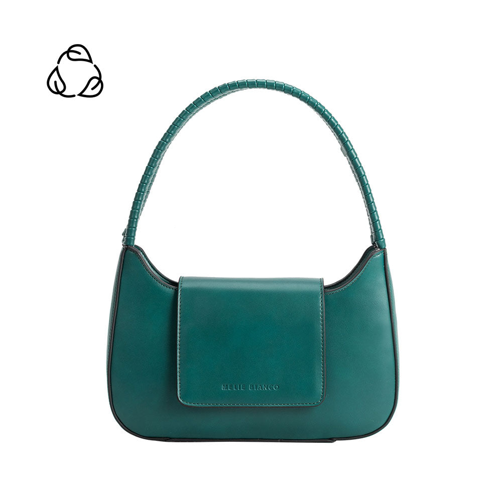 Jade Monique Small Recycled Vegan Leather Shoulder Bag | Melie Bianco