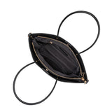 Hazel Black Recycled Vegan Leather Tote Bag