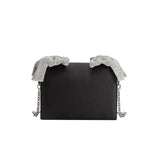 Yuri Black Bow Crossbody Bag