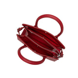 Marlo Red Recycled Vegan Top Handle Bag