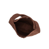 Johanna Tobacco Large Recycled Vegan Suede Shoulder Hobo Bag