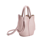 Tulip Metallic Pink Mini Recycled Vegan Top Handle Bag