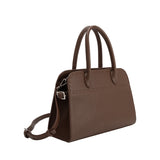 Marlo Espresso Recycled Vegan Top Handle Bag