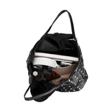 Cathy Black Satin Tote Bag