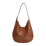 Stefanie Camel Recycled Vegan Leather Shoulder Bag