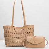 SAMPLE SM4434 Nude Tote Bag - FINAL SALE