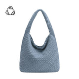 Johanna Chambray Large Recycled Vegan Suede Shoulder Bag