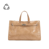 Sutton Tan Recycled Vegan Tote Bag