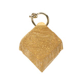 SAMPLE YS8500 Gold Crystal Mesh Top Handle Bag - FINAL SALE