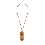 SAMPLE BD1054 Tan Baguette Crochet Charm - FINAL SALE