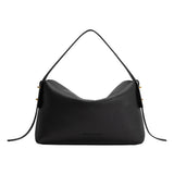 Emory Black Recycled Vegan Leather Top Handle Bag
