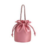 Jeane Rose Satin Top Handle Bag