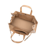 Sutton Tan Recycled Vegan Tote Bag