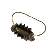 Carrie Olive Pleated Vegan Suede Shoulder Bag