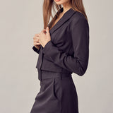 SAMPLE Double Breasted Cropped Jacket (SMALL) - FINAL SALE