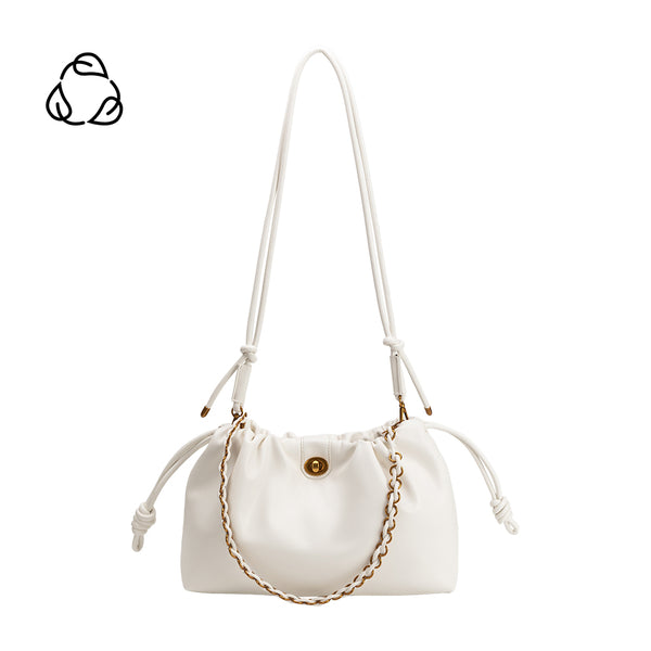 Melie Bianco - Toni Ivory Recycled Vegan Leather Top Handle