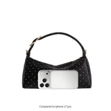 Shanice Red Velvet Crossbody Bag