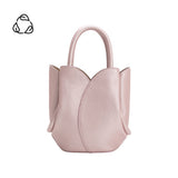 Tulip Metallic Pink Mini Recycled Vegan Top Handle Bag