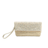 Fayth Gold Rhinestone Wristlet