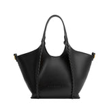 Belinda Black Recycled Vegan Leather Tote Bag