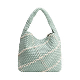 Johanna Seafoam Large Nylon Shoulder Bag