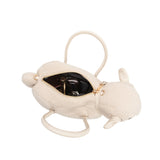 Sheep Chocolate Vegan Leather Crossbody Bag