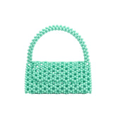 Morgan Mint Beaded Top Handle Bag