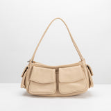 SAMPLE SM9589 Nude Crossbody Bag - FINAL SALE