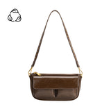 Aria Espresso Recycled Vegan Shoulder Bag