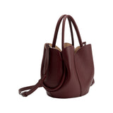 Tulip Burgundy Recycled Vegan Top Handle Bag