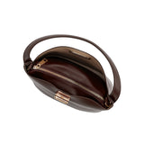 Lana Espresso Recycled Vegan Leather Crossbody Bag