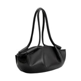 Candace Black Recycled Vegan Leather Shoulder Bag