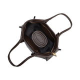 Candace Espresso Recycled Vegan Leather Shoulder Bag