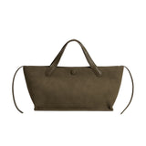 Jill Olive Suede Recycled Vegan Tote Bag