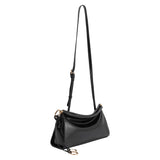 Amaya Black Vegan Leather Shoulder Bag