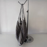 SAMPLE BK2401 Silver Shoulder Bag - FINAL SALE