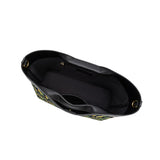 Jillian Black Lemon Recycled Vegan Leather Tote Bag