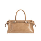 Rhonda Tan Recycled Vegan Top Handle Bag