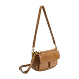 Aria Mocha Recycled Vegan Shoulder Bag