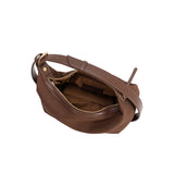 Lilith Brown Suede Vegan Top Handle Bag