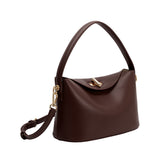 Lana Espresso Recycled Vegan Leather Crossbody Bag
