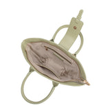 Violet Mint Recycled Vegan Leather Crossbody Bag