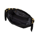 Venus Black Recycled Vegan Suede Tote Bag